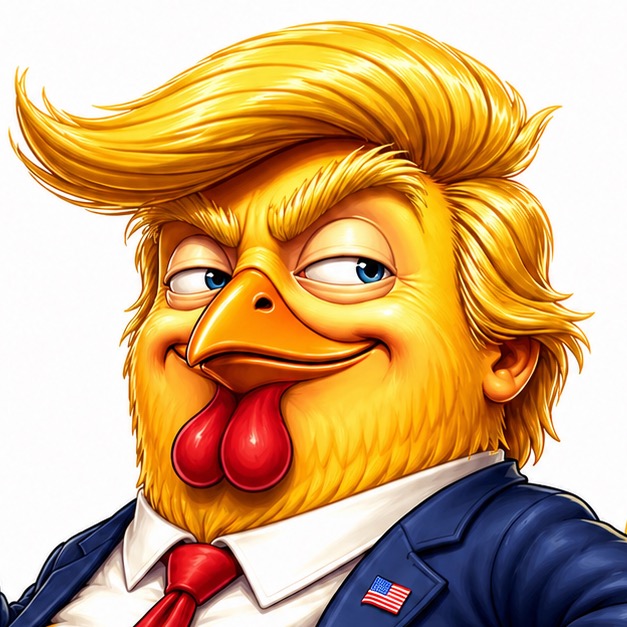 Trump Always Chickens Out